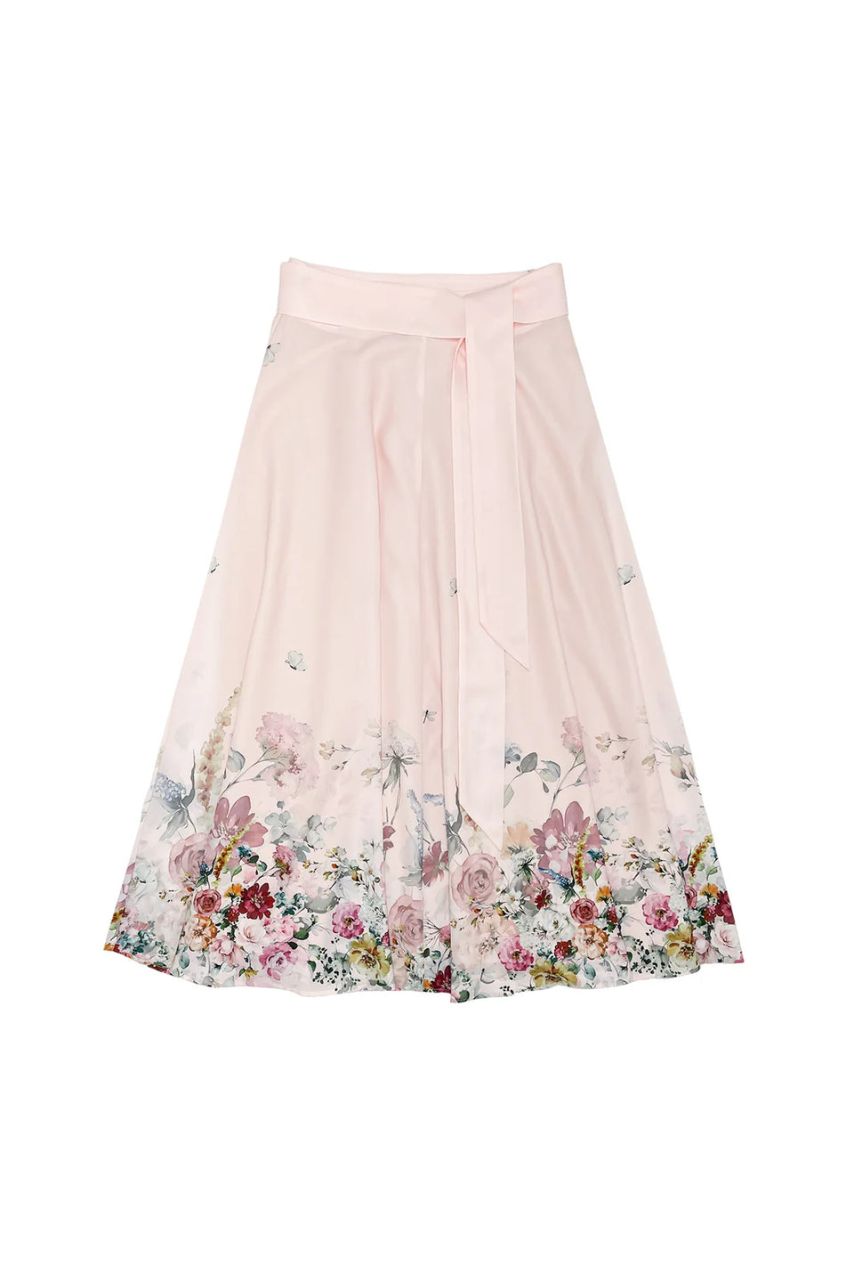 Elle oh Elle Helena Skirt Flowers on Pink