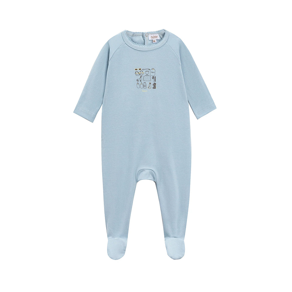 Oubon Baby Item Print Boys Footie