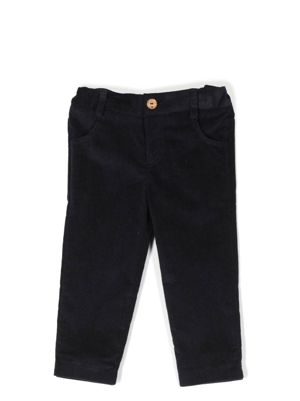 Paz Slim Black Corduroy Pants