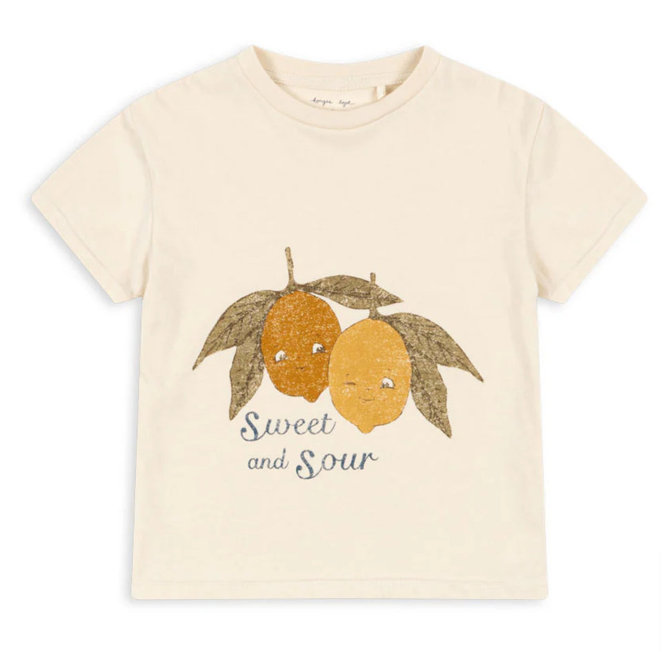 Konges Slojd Almond Milk Tee SIZE DOWN