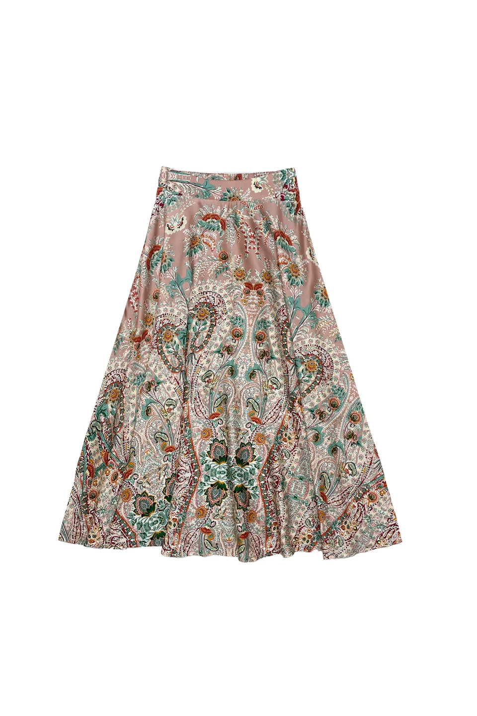 Elle oh Elle Sia Skirt in Pink Paisley