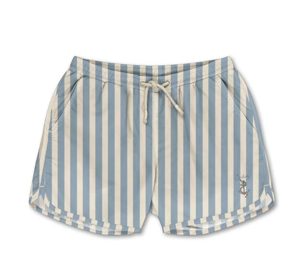 Konges Slojd Sailor Stripe Asnou Swim Shorts SIZE DOWN