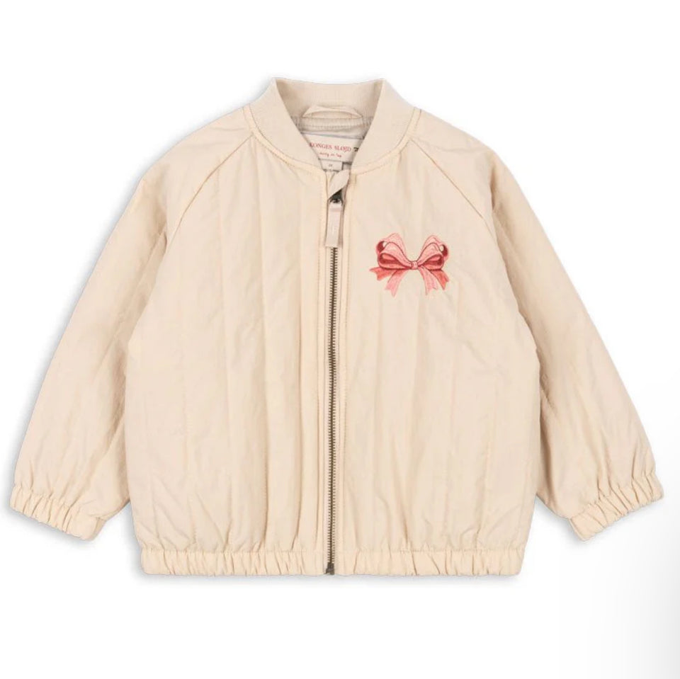 Konges Slojd Smoke Gray Bow Juno Bomber Jacket