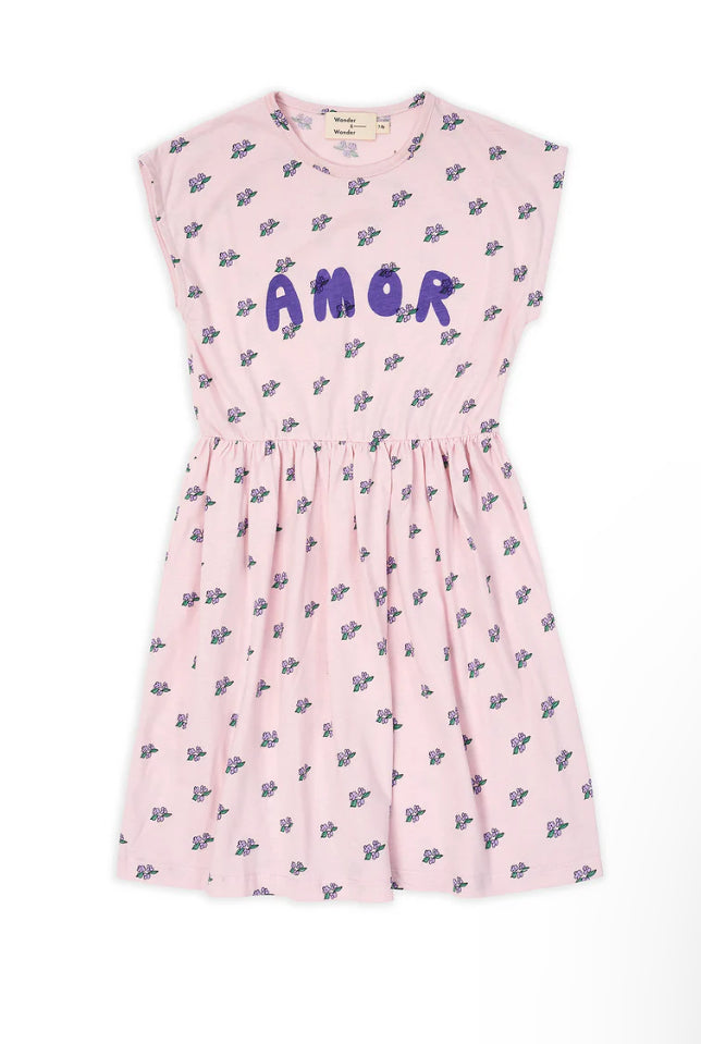 Wander and Wonder Purple Flower Amore Dress