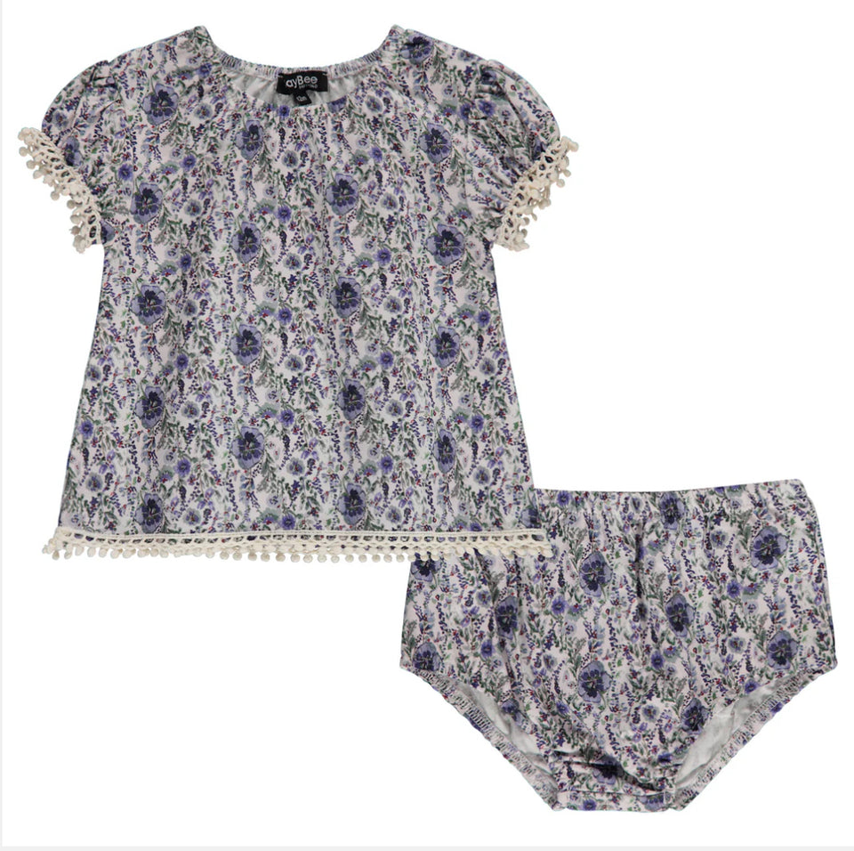 Jaybee Floral Bloomer Set
