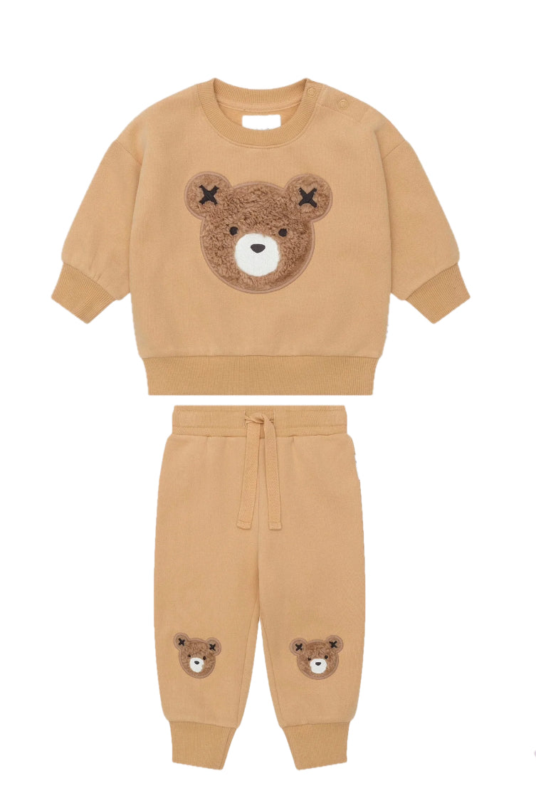 Hux Honey Furry Bear Sweatset