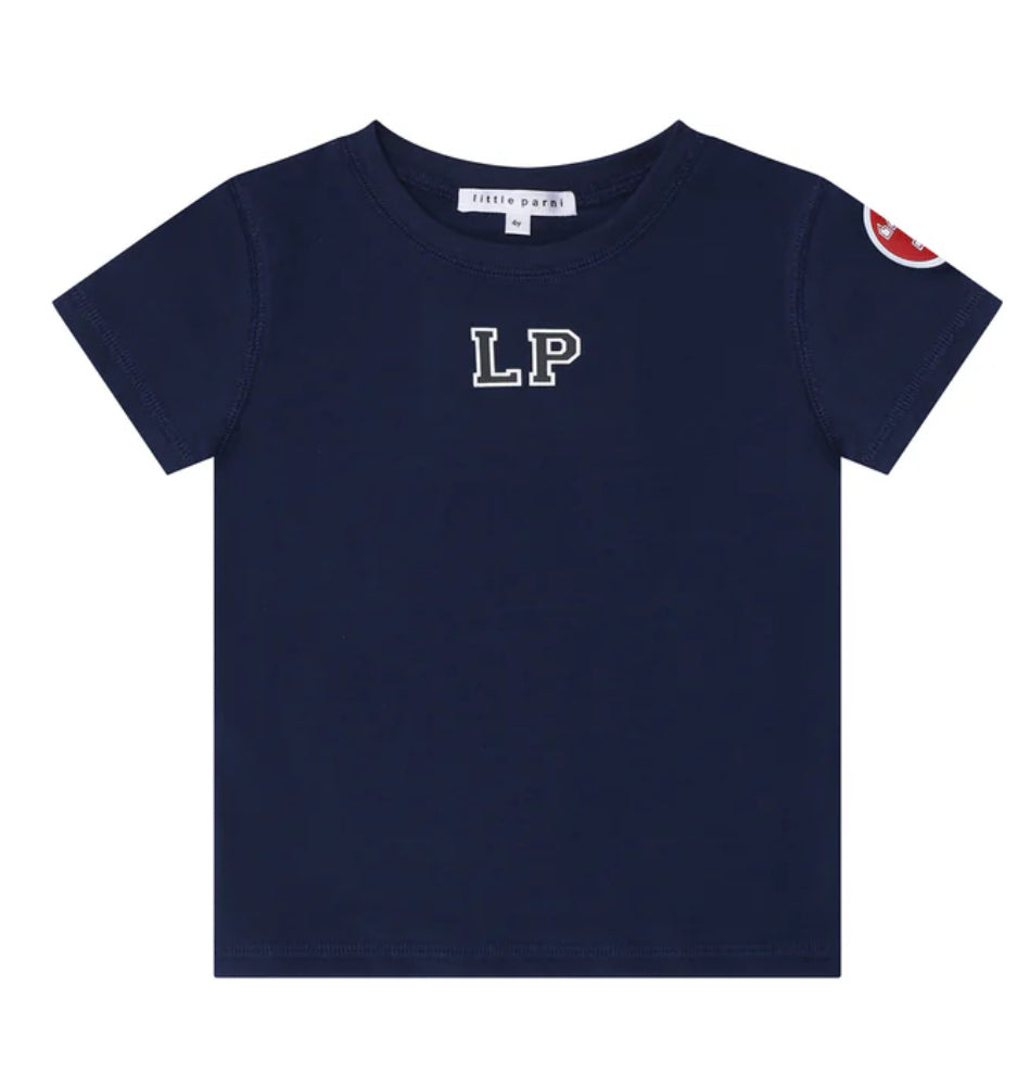 Little Parni Blue Girls Est SS Tshirt