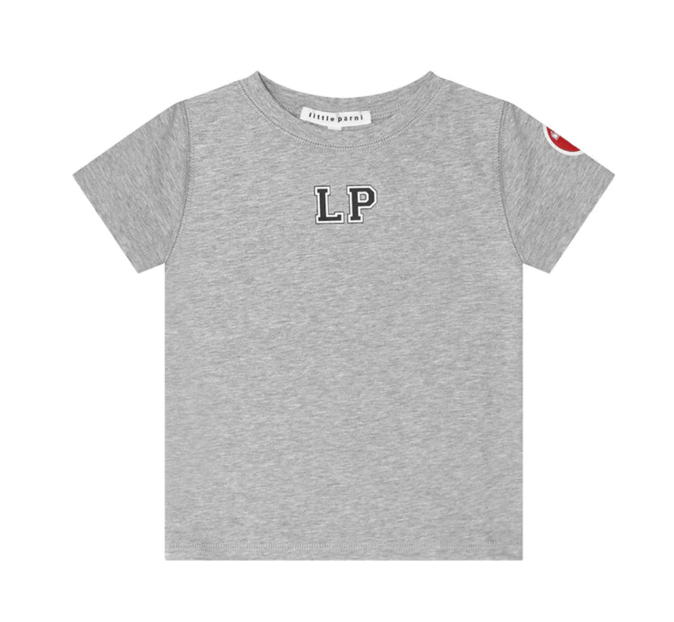 Little Parni Grey Girls Est SS Tshirt