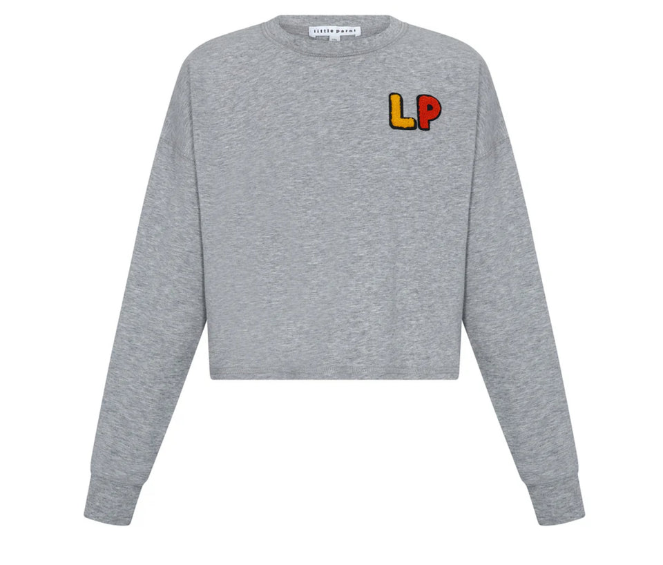 Little Parni Grey LP Crop Top