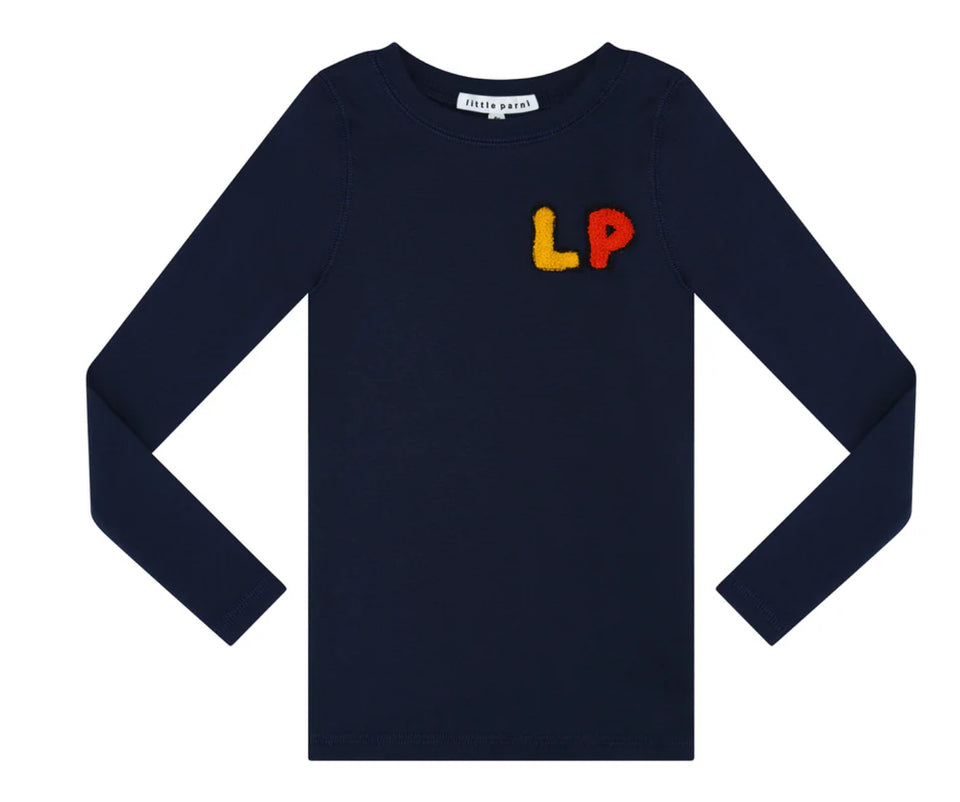 Little Parni Navy Long Sleeve Tshirt
