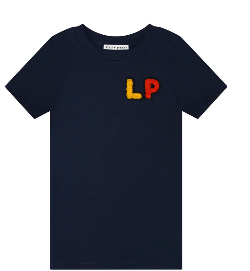 Little Parni Navy Short Sleeve Tshirt