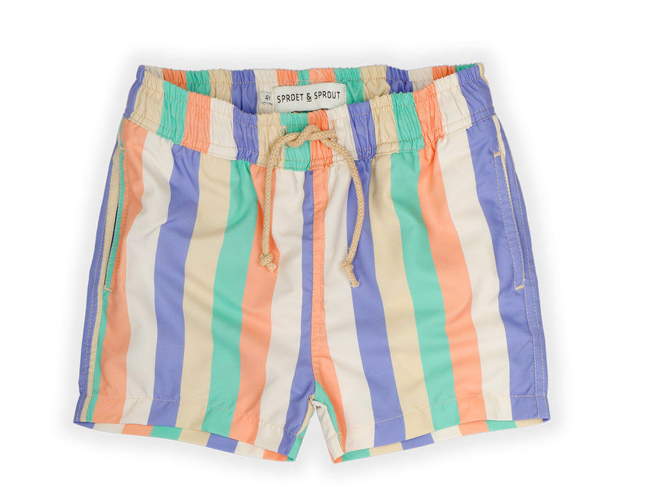Sproet and Sprout Multicolor Stripe Swim Shorts