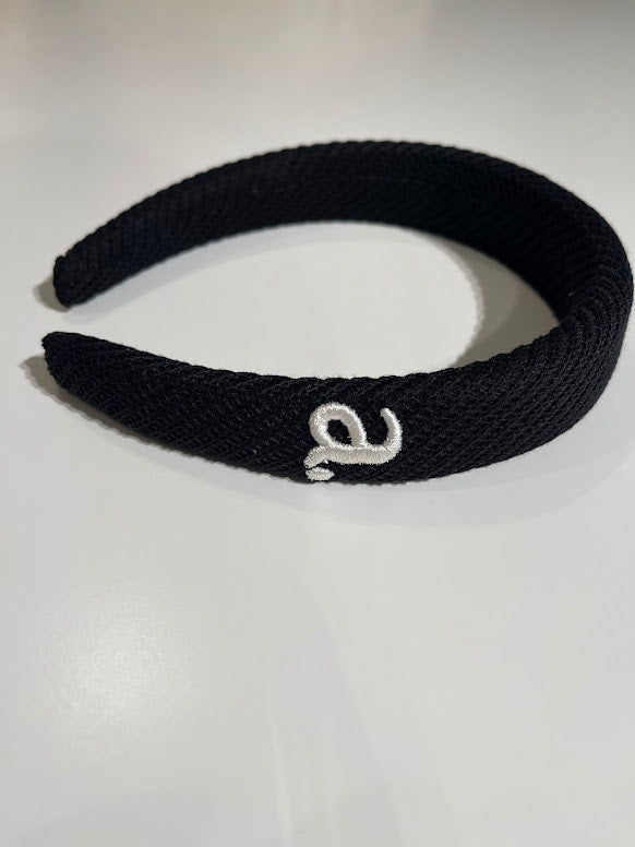 Archi Black Knit Headband