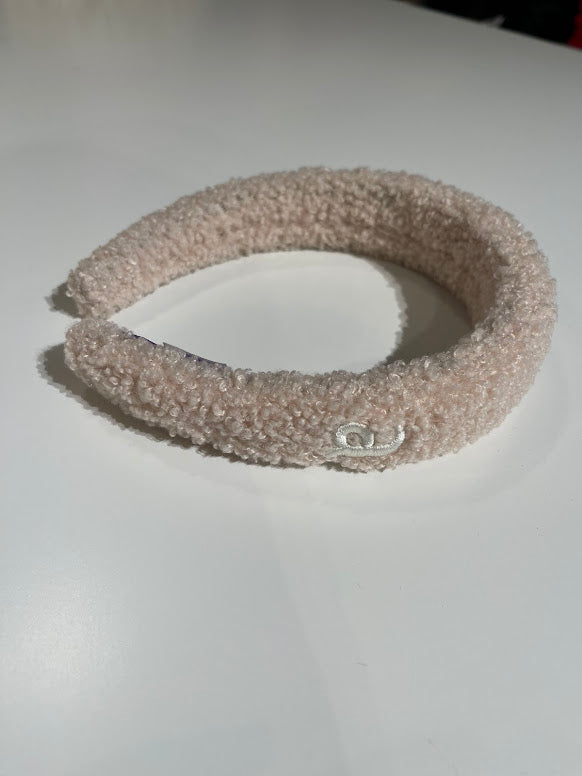 Archi Off White Sherpa Headband