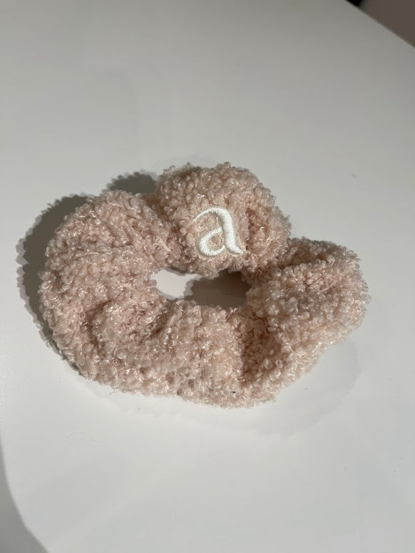 Archi Off White Sherpa Scrunchie