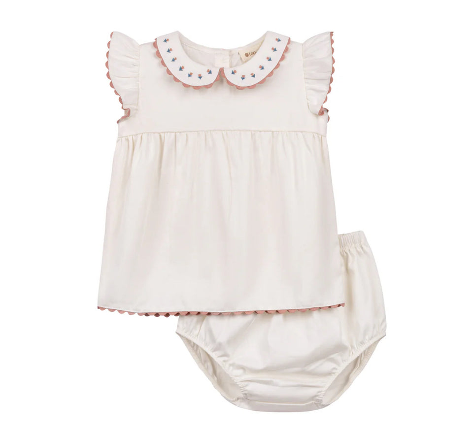 Loom Ivory Tulip Collar Set