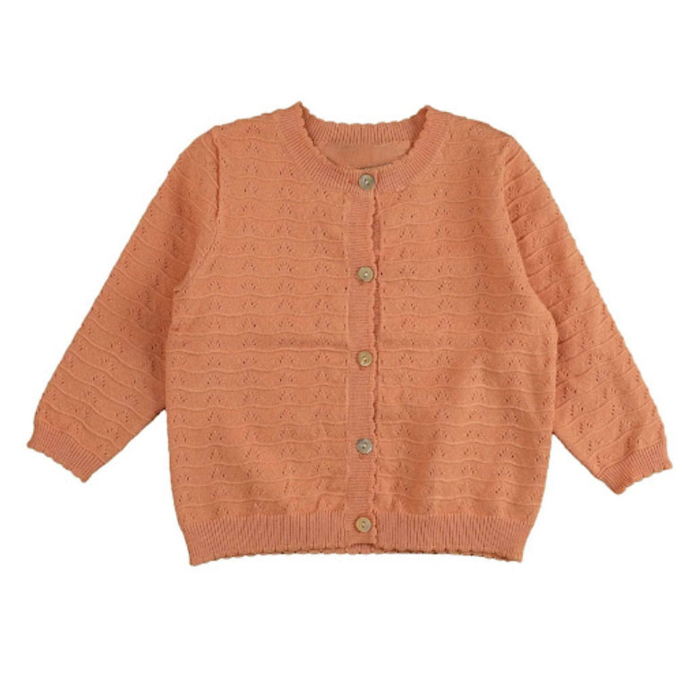 Noma Peach Knit Cardigan