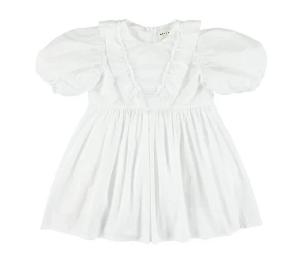 Morley Prisma White Ruffle Dress