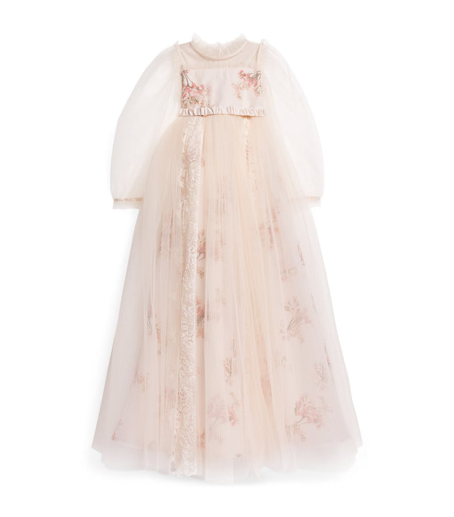Petite Amalie Blush Orchid Tulle Gown