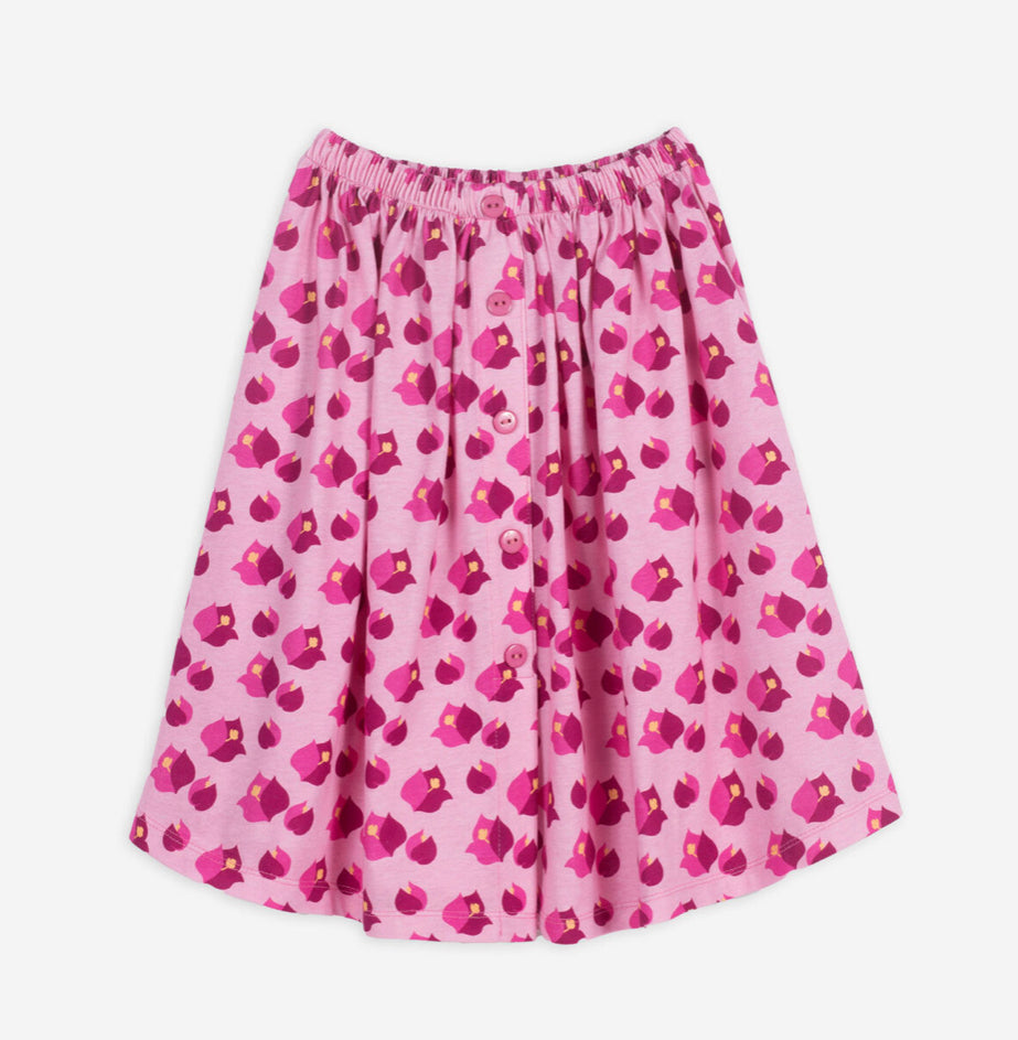 Yell-Oh Pink Bouganvillea Skirt