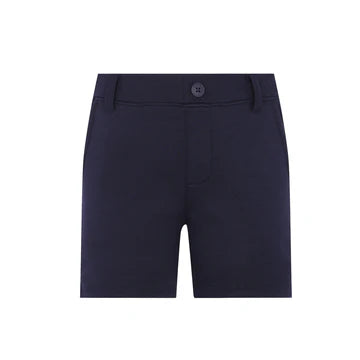 Little Parni Navy Stretch Shorts