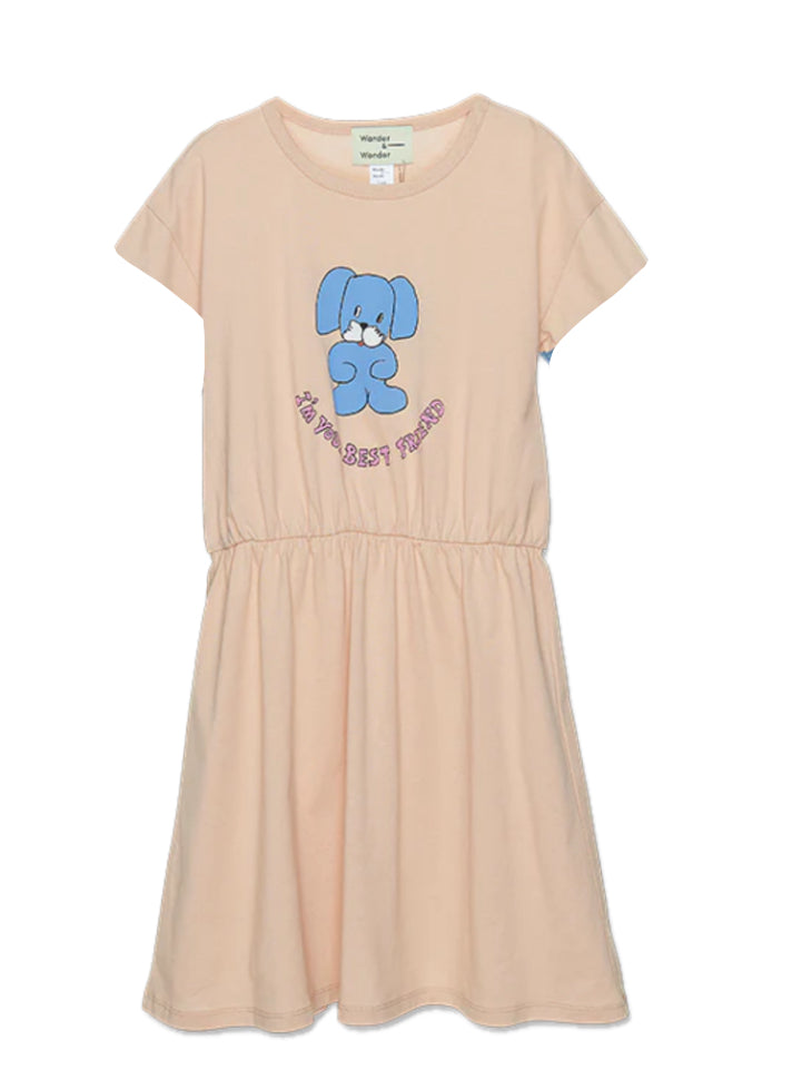 Wander & Wonder Pink Waisted ‘Best Friend’ Dress