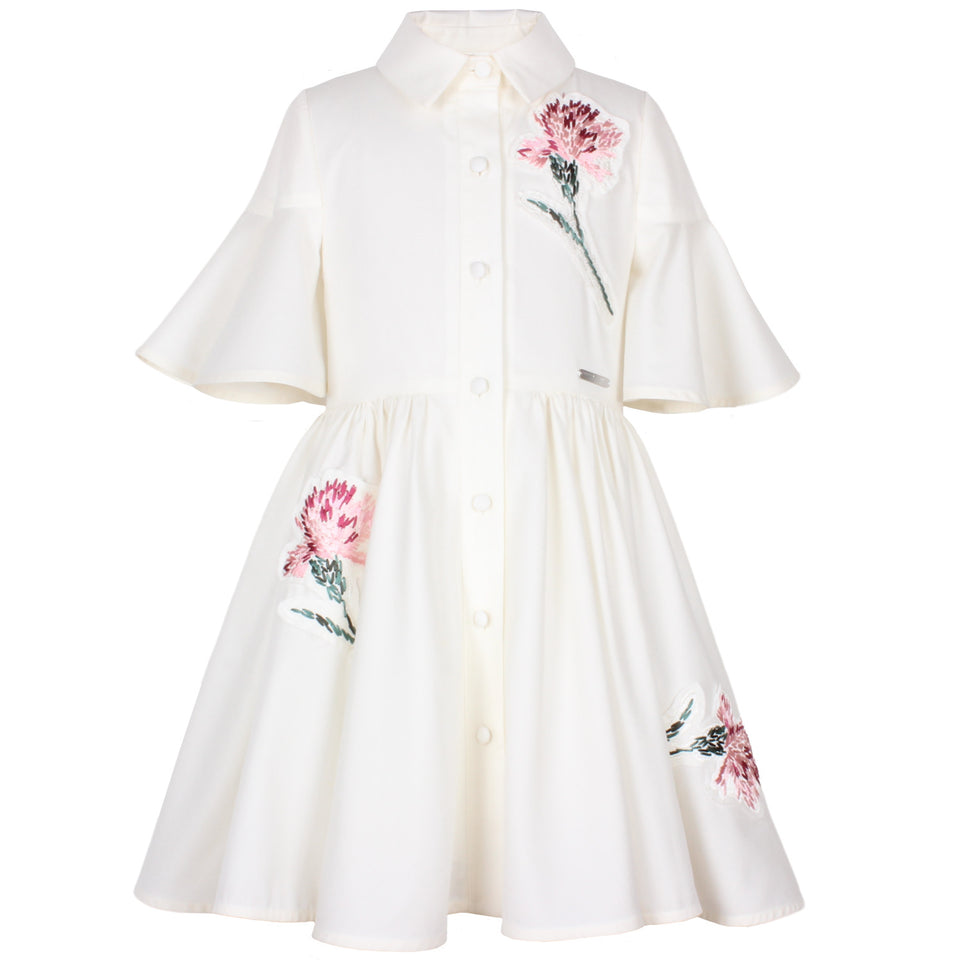Jessie & James Flower Embroidery Dress