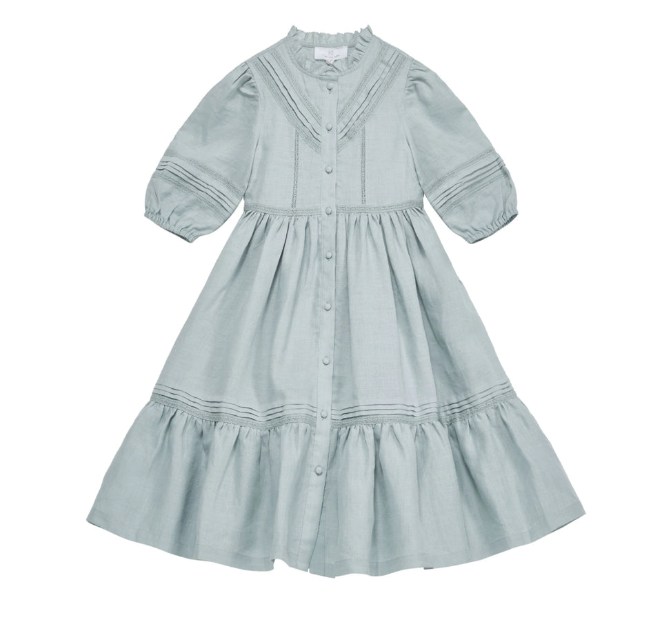Cera Una Volta Celadon Green Madelaine Dress