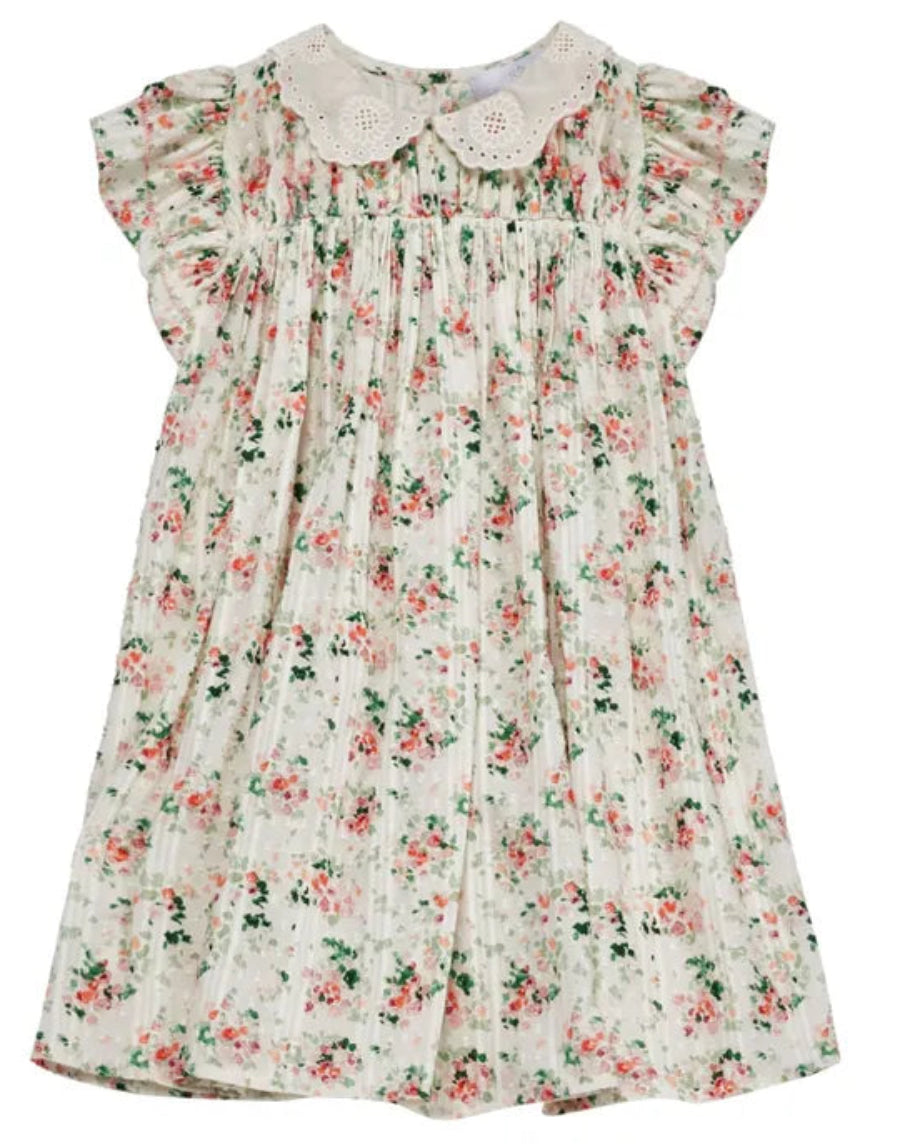 Cera Una Volta Frankie Pink Flower Dress