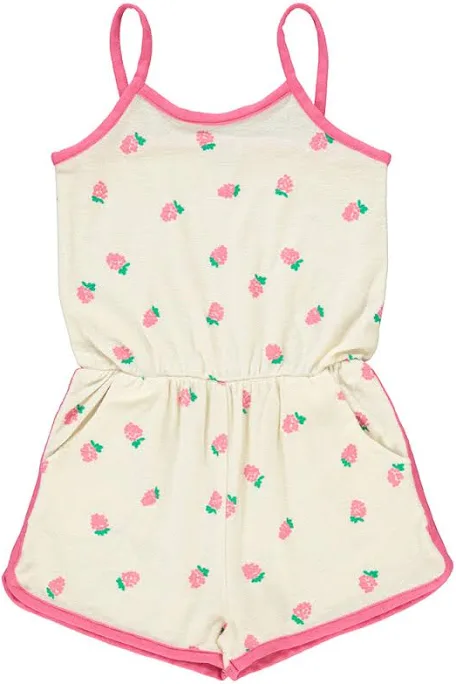 Bebe Organic Lola Overall Raspberry Terry