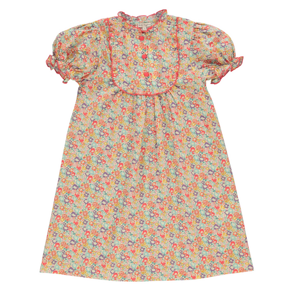 Bebe Organic Phoebe Dress Liberty Michelle- short sleeves