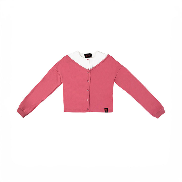 Teen Boss Pink Cardigan and Shirt Top