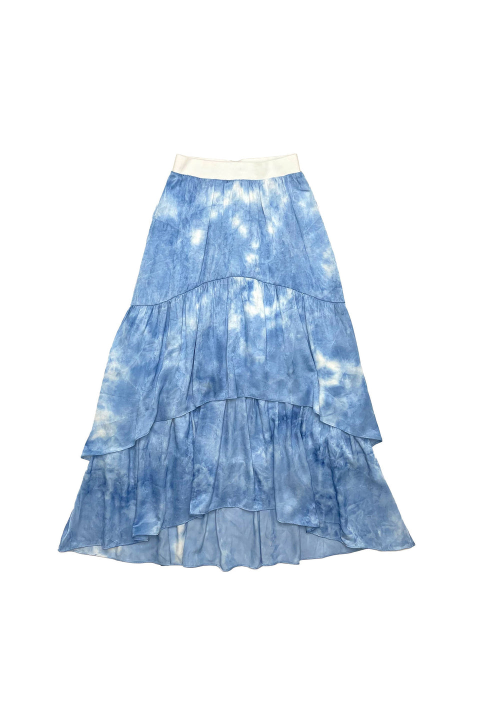 Zaikamoya Marble Wash Layered Skirt