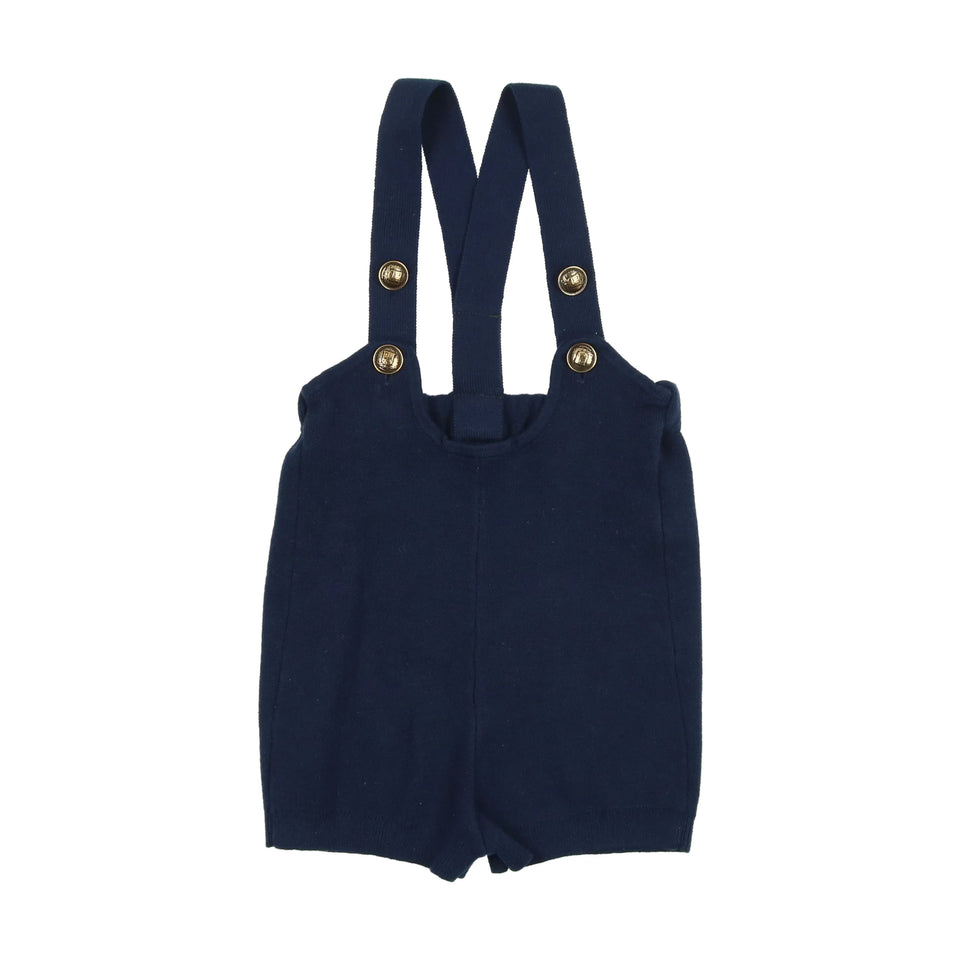 Sweet Threads Navy Blue Knit Overall