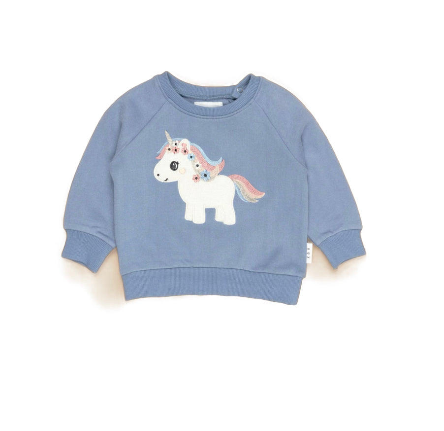 Hux Blue Unicorn Sweatshirt
