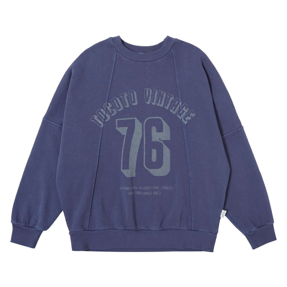 Tocoto Vintage Navy "76" Sweatshirt