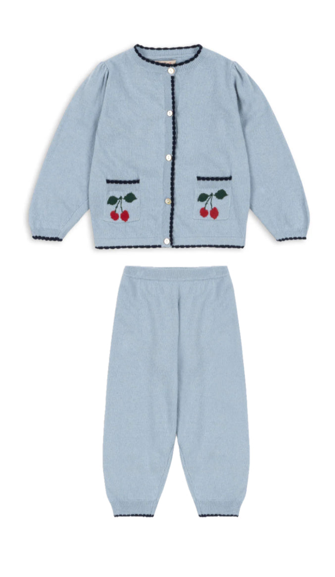 Konges Slojd Blue Fog Alexa Knit Set