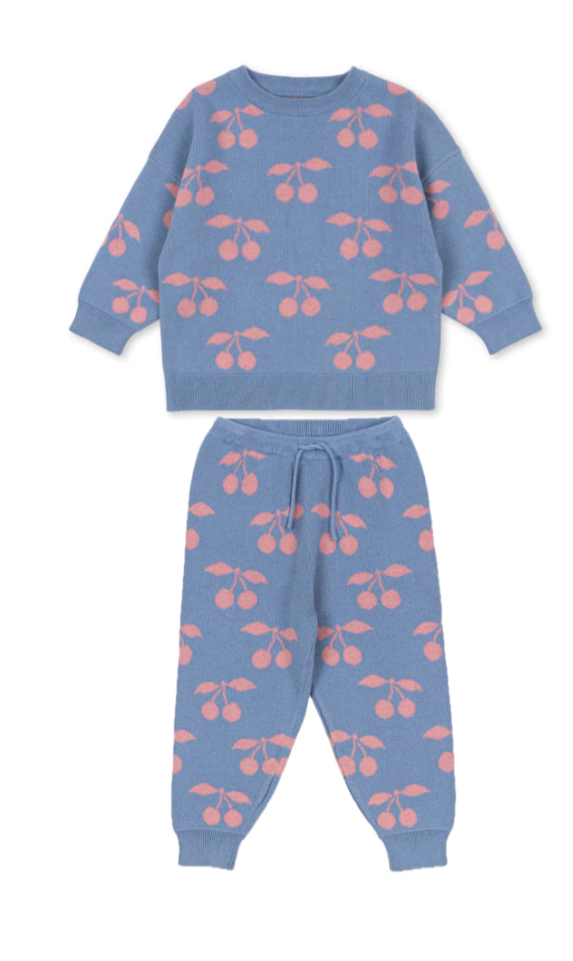 Konges Slojd Purple Impression Knit Sweatset