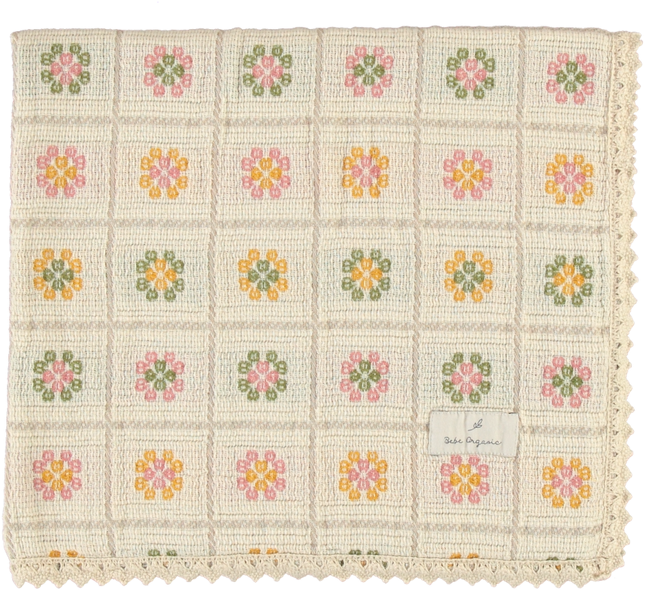 Bebe Organic Lucky Flower Blanket