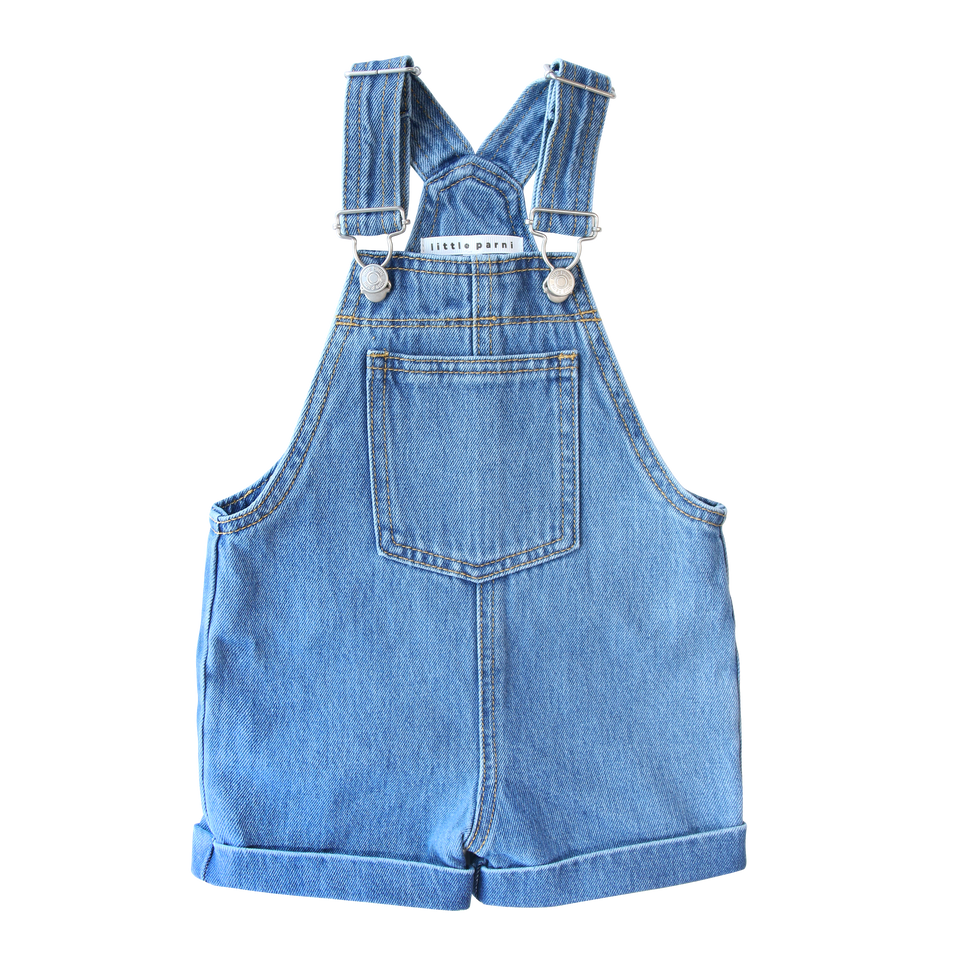 Little Parni Blue Denim Overall