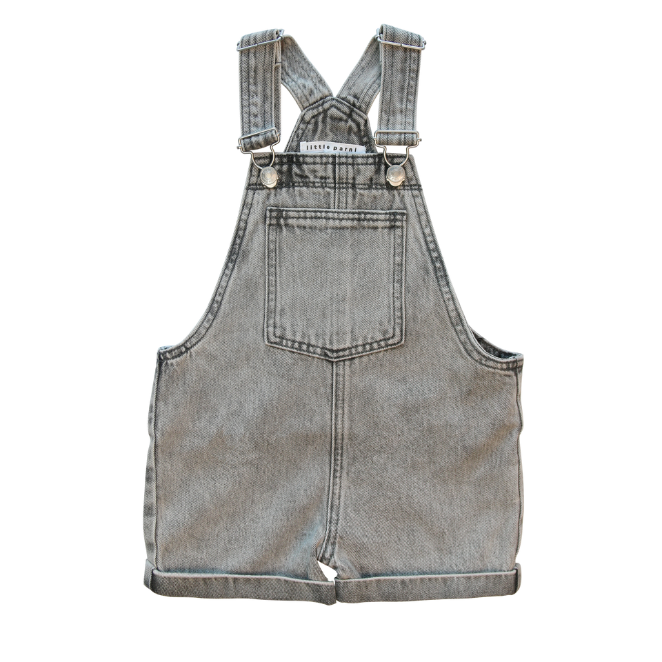 Little Parni Grey Denim Overall