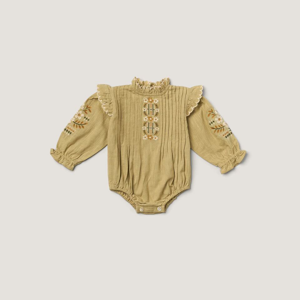 Lali Faded Moss Marie Romper