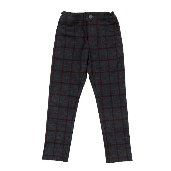 Motu Vance Wine Plaid Pants