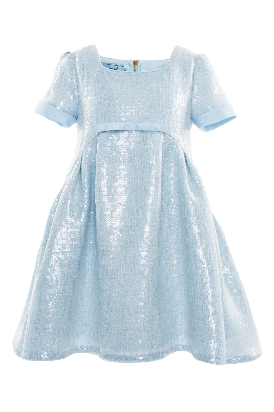 Mimisol Light Blue Sequin Dress