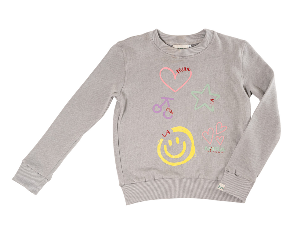 Mira LA Gray Grove Girl Top