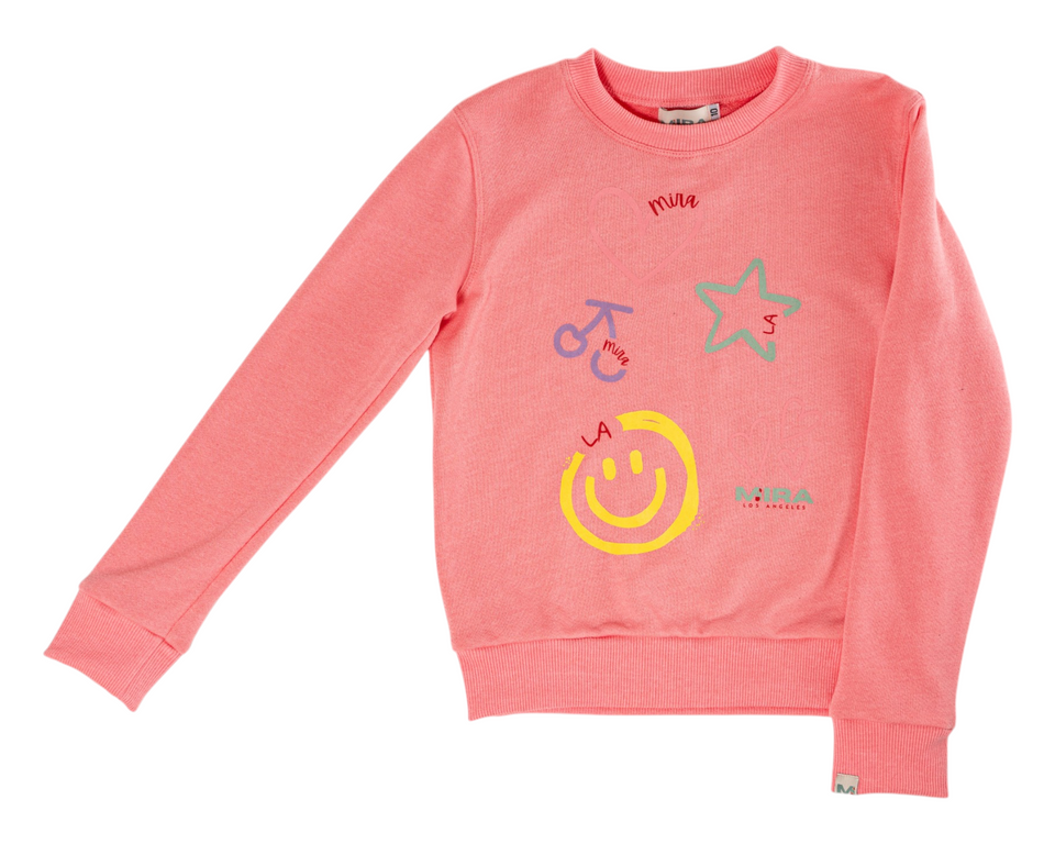 Mira LA Pink Grove Girl Top