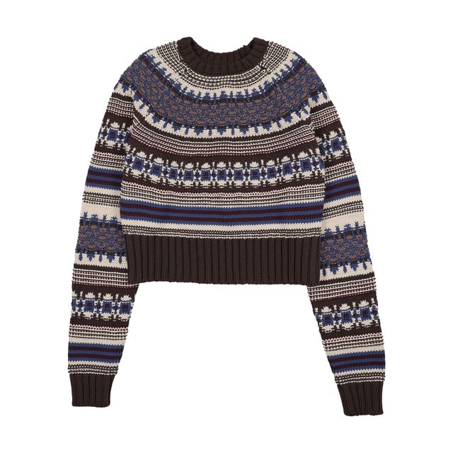 Prairie Printed Zoe Sweater