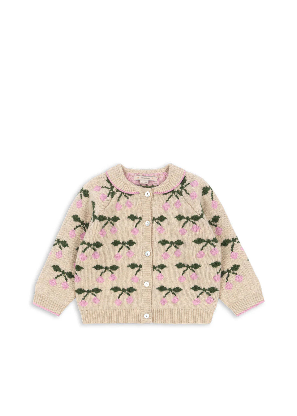 Konges Cherry Knit Collar Cardigan