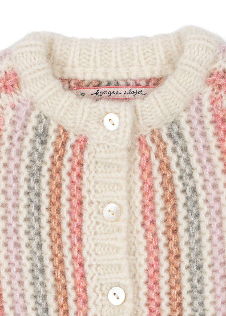 Konges Slojd Rose Stripe Kiri Cardigan