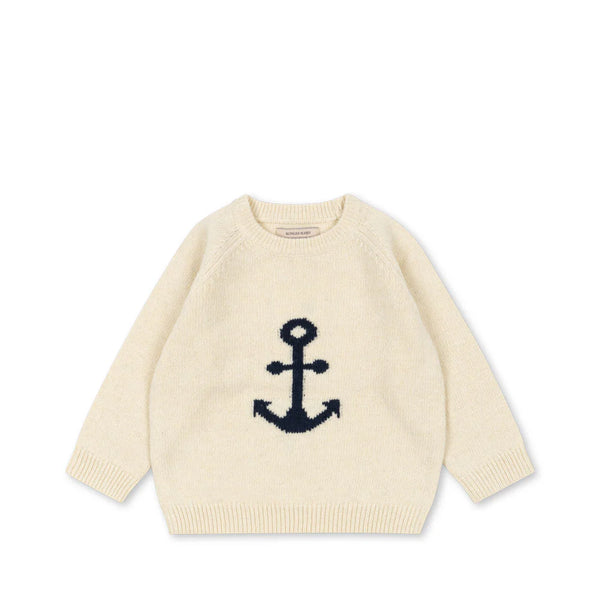 Konges Sailor Anchor Knit Sweater – Elegant Child NY